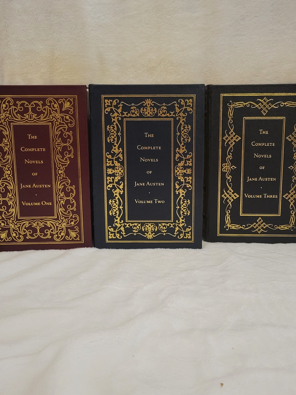 The Complete Novels of Jane Austen Vol. 1-3 3 Decorative Book Set Longmeadow